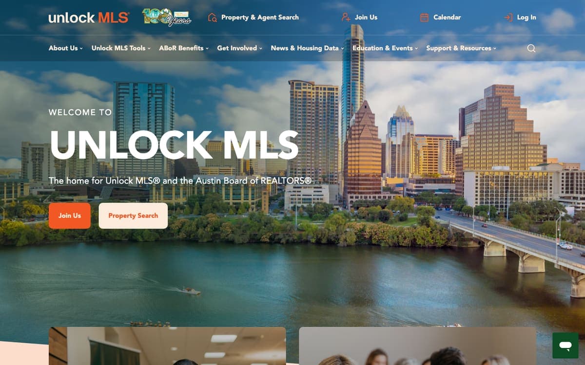 Unlock MLS website for the Austin Board of REALTORS®, the project TaliCMS grew out of